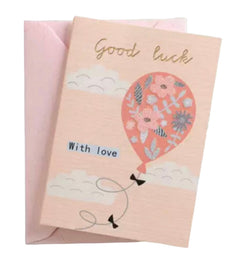 Greeting  Cards - Good Luck Balloon