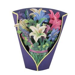 Greeting Card - Giant Flowers Bouquet