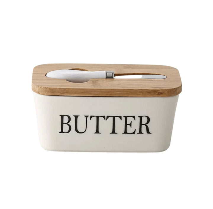 Butter Dish & Knife - 3 colours