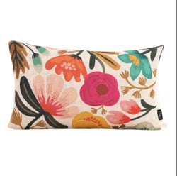Cushion cover linen - Flowers