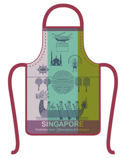 Singapore Festivities  Apron - NEW COLOURS.