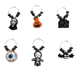 Halloween Glass Charms - Scary Night