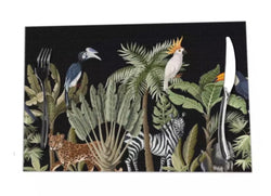 Placemat Zebra & Birds