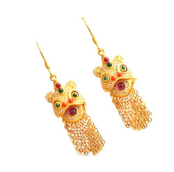 Lion Earrings Gold