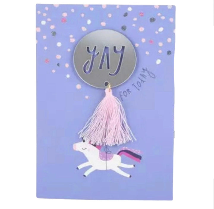 Greeting cards - Yay for today unicorn