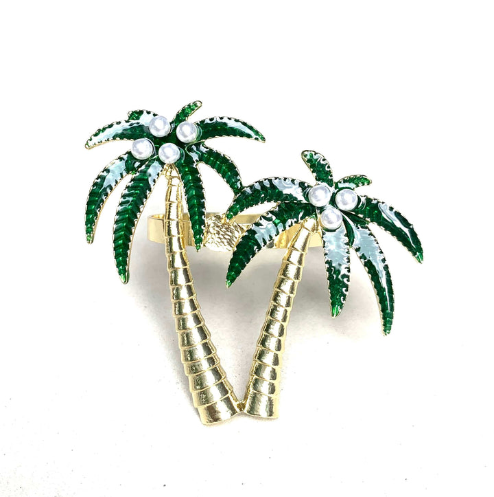Napkin Rings Palm Trees - set of 4 pieces