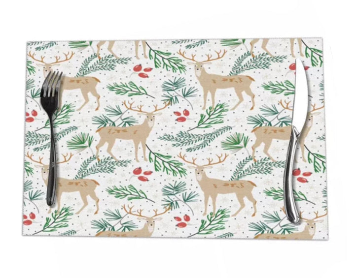 Christmas Placemat Reindeers