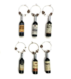 Glass Charms - Wine Bottles