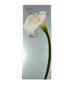 Greeting Cards Long : With Sympathy