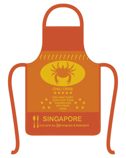 Singapore Chili Crab Apron - Shop Home decor, Kitchenware, Fragrances, Scents, and more online!