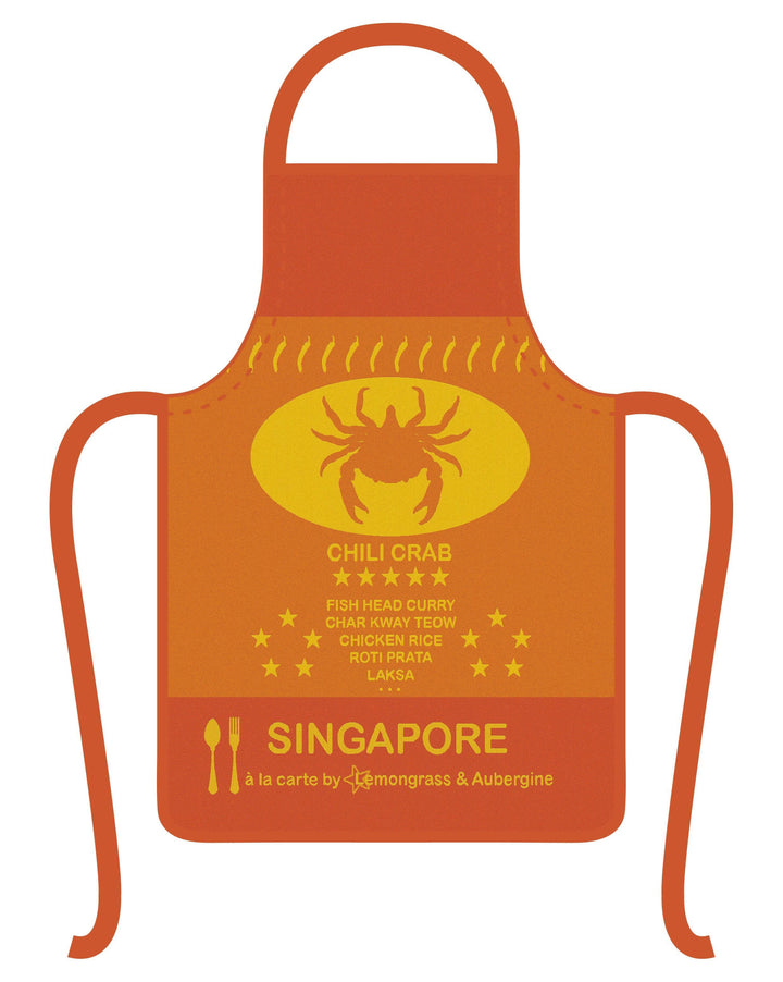 Singapore Chili Crab Apron Lemongrass & Aubergine