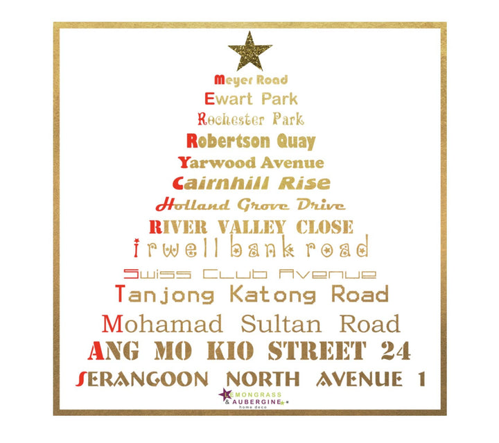 Singapore Christmas Paper Napkin - Shop Home decor, Kitchenware, Fragrances, Scents, and more online!